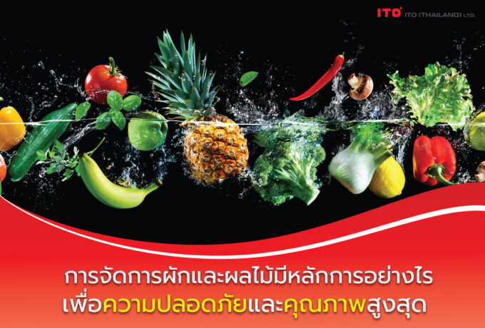 การจัดการวัตถุดิบ (ผักและผลไม้)
