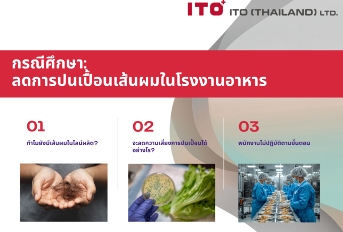 กรณีศึกษา: ลดการปนเปื้อนเส้นผมในโรงงานอาหาร ด้วย Synergistic Solution